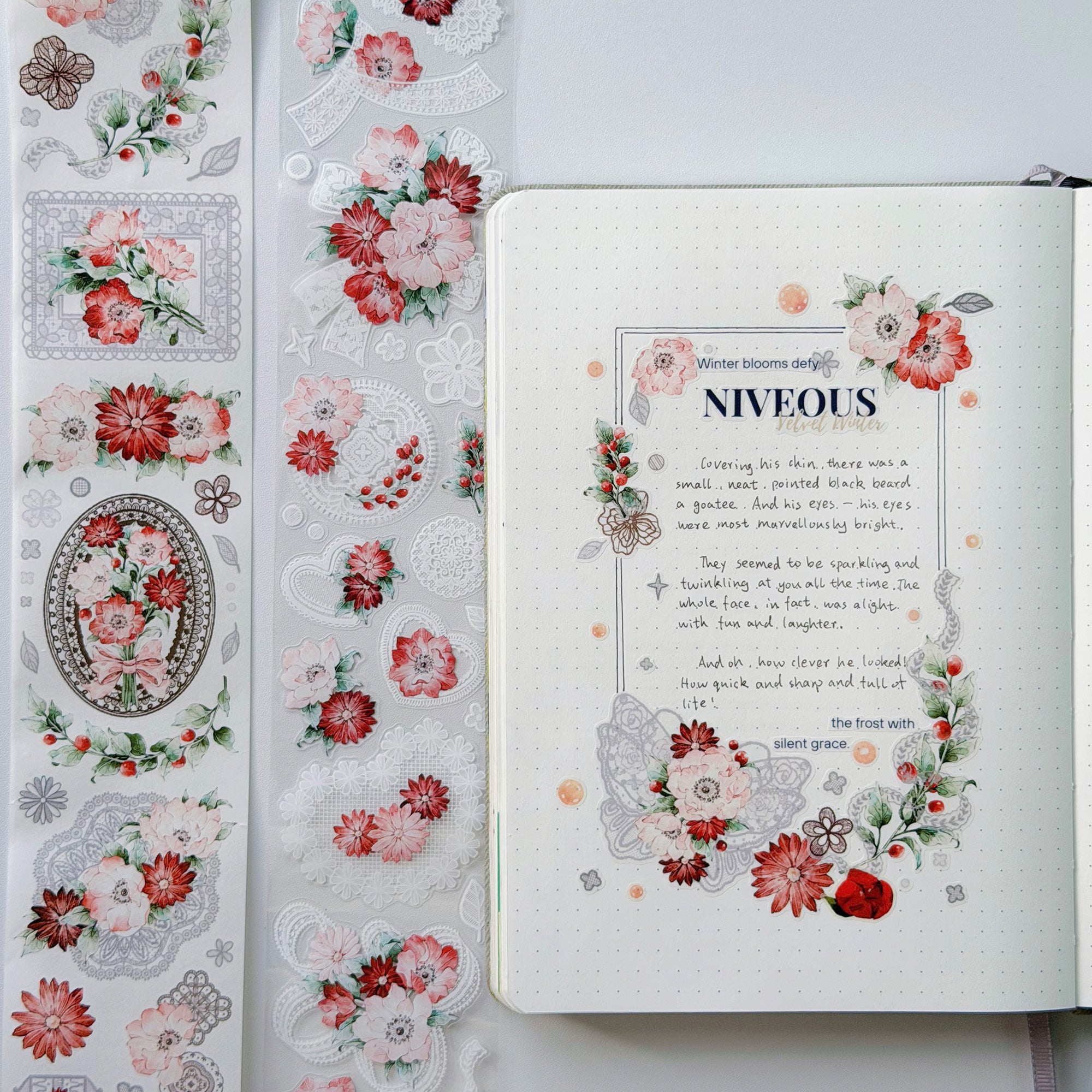 Pre-cut Heirloom Lace Washi/PET Tape - immagine 10