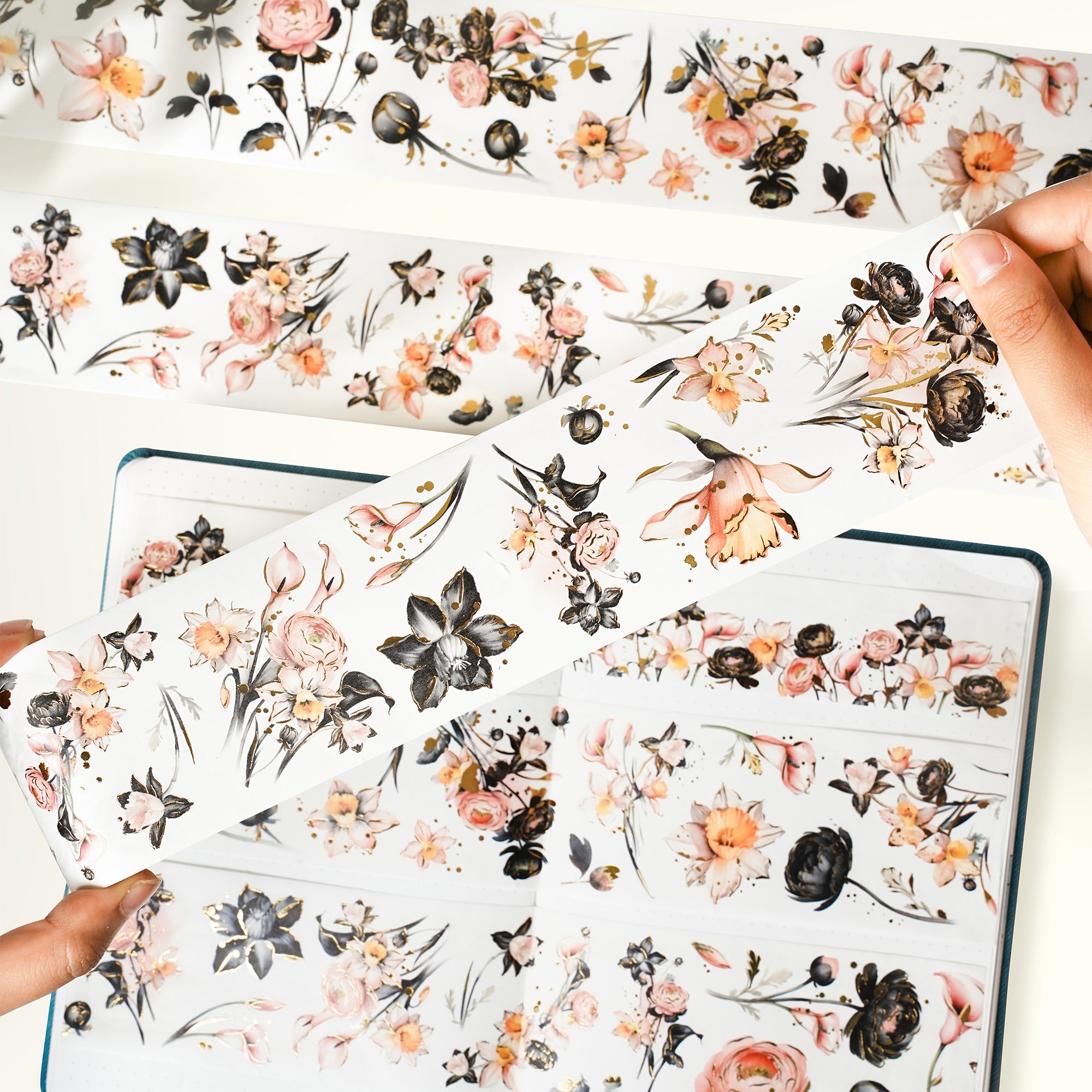 Auric Rose Washi Tape Sticker Set (GILDED) - immagine 9