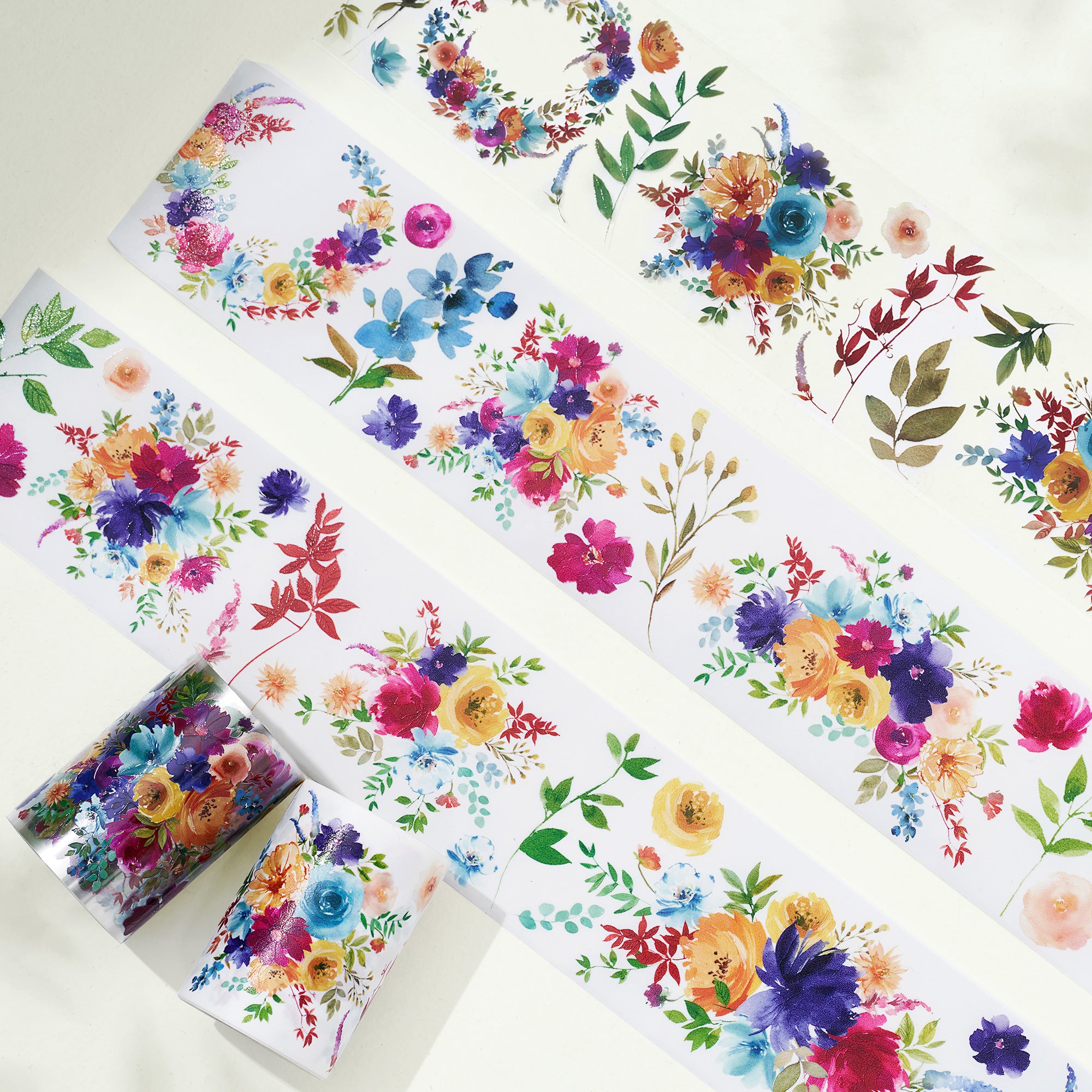 Pretty Florals Wide Washi/PET Tape