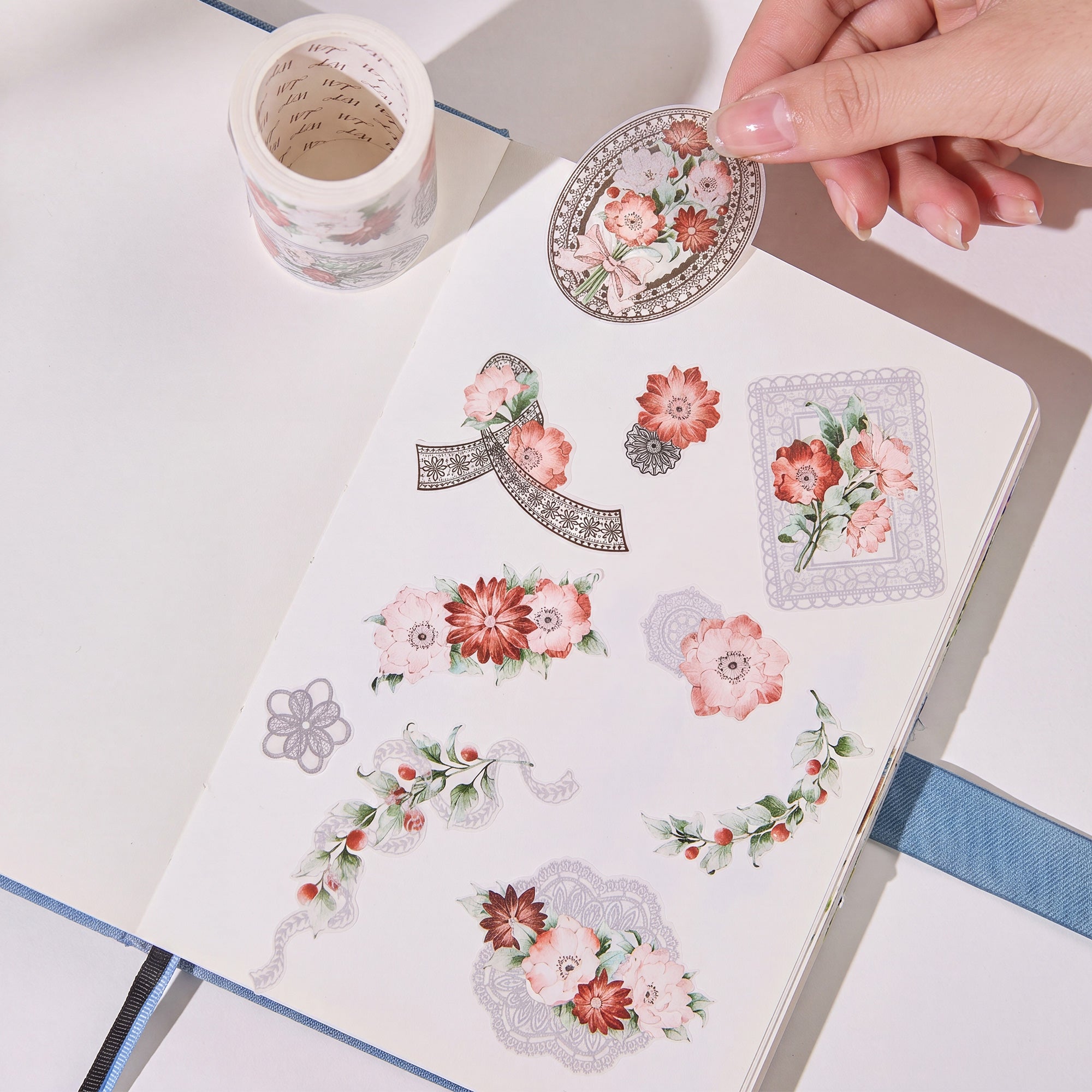 Pre-cut Heirloom Lace Washi/PET Tape - immagine 2