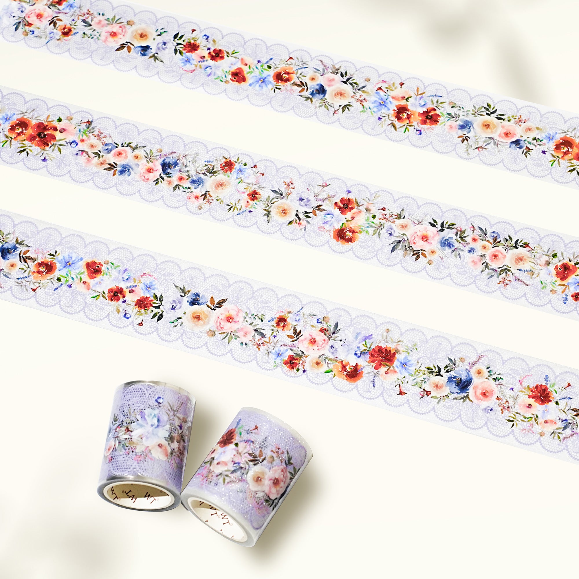 Pre-cut Fleur de Lune Wide PET Tape (Sparking)