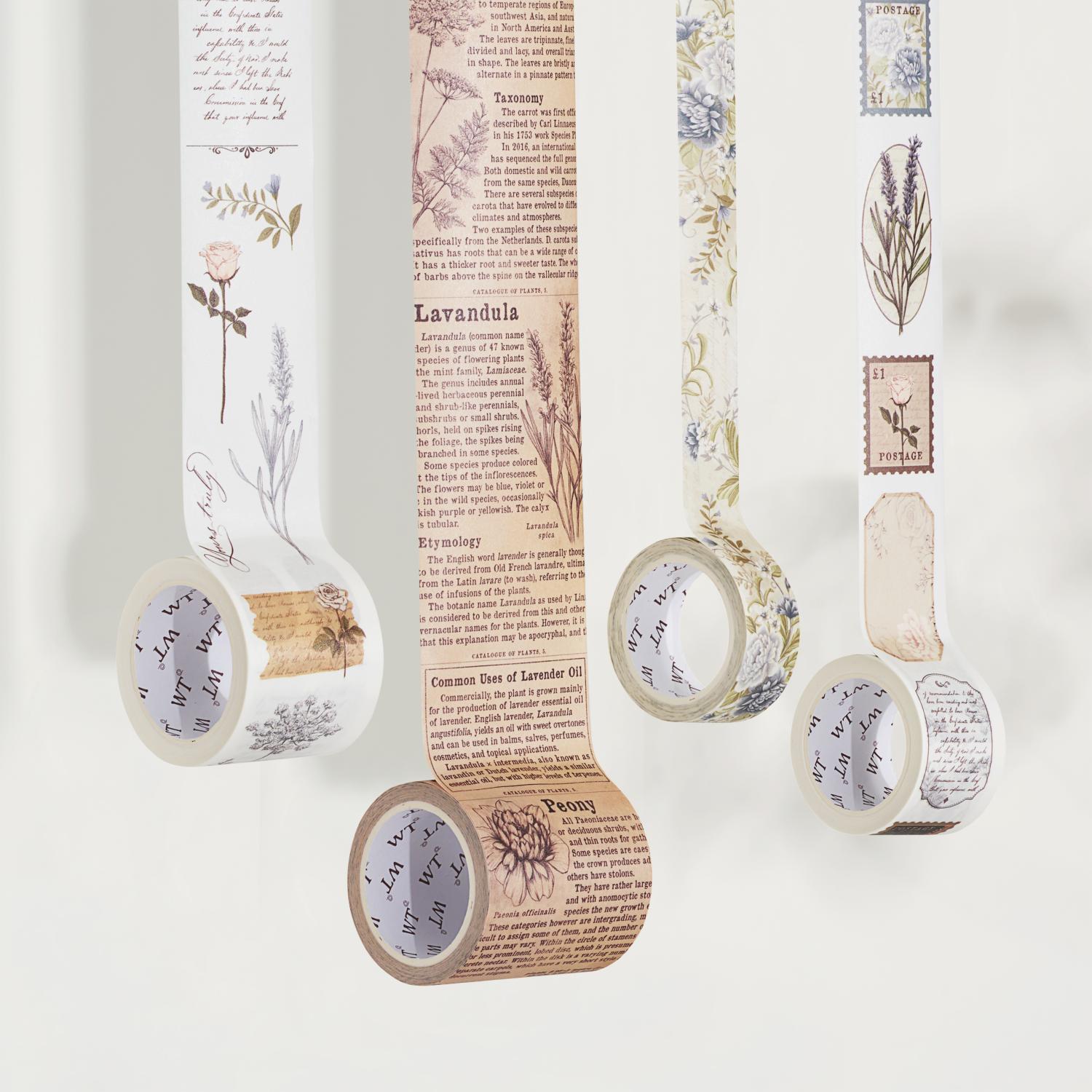 Petals & Parchment Washi Tape Sticker Set - immagine 2