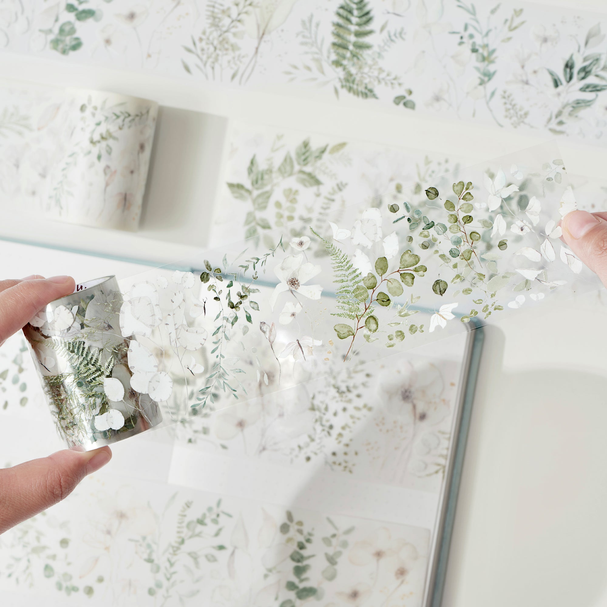 Vanilla Mint Wide Washi/PET Tape - immagine 2