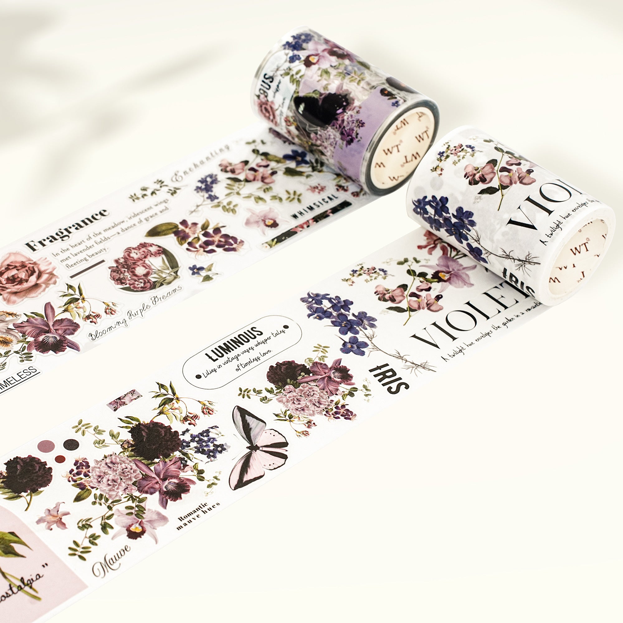 Pre-cut Violet Veil Wide Washi/PET Tape - immagine 4