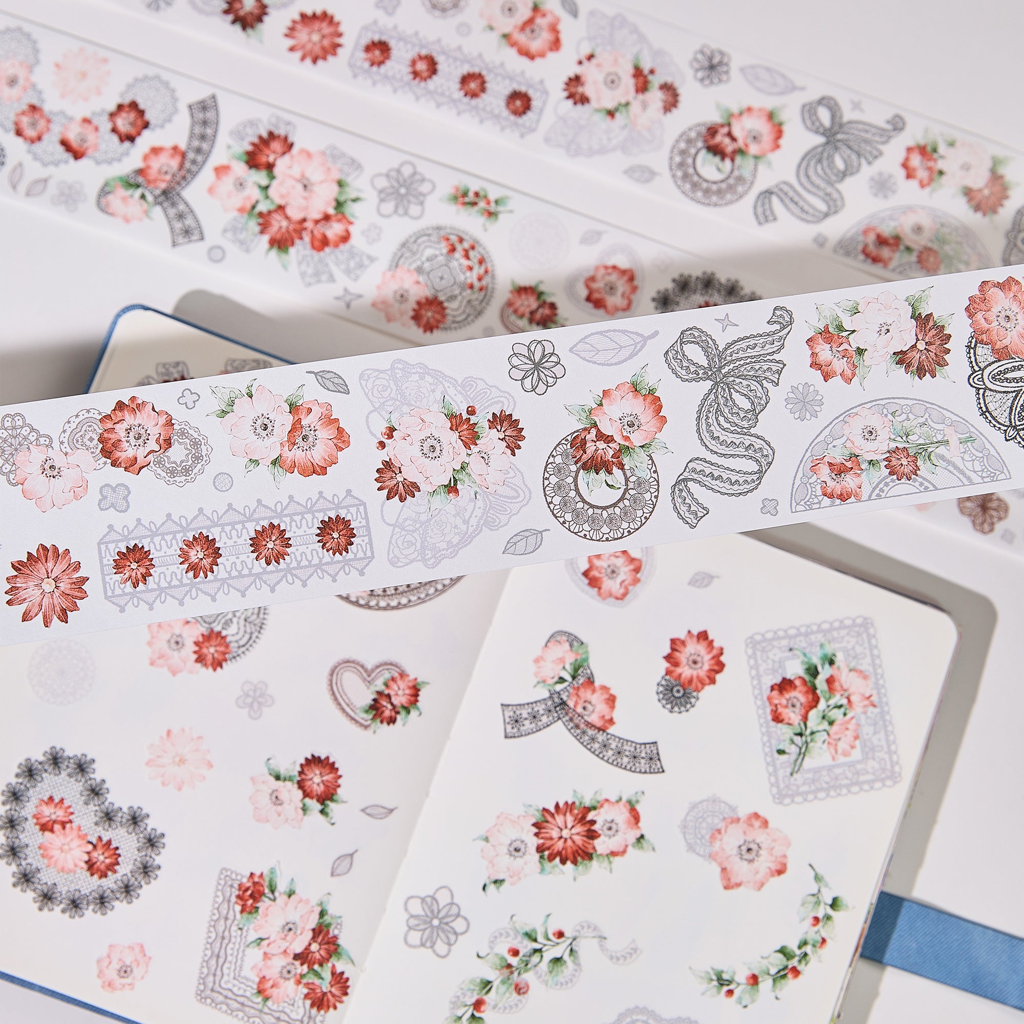 Pre-cut Heirloom Lace Washi/PET Tape - immagine 4