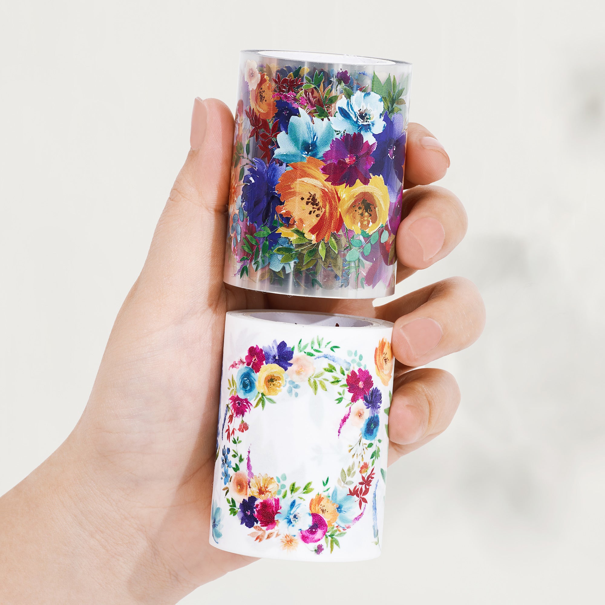Pretty Florals Wide Washi/PET Tape - immagine 2