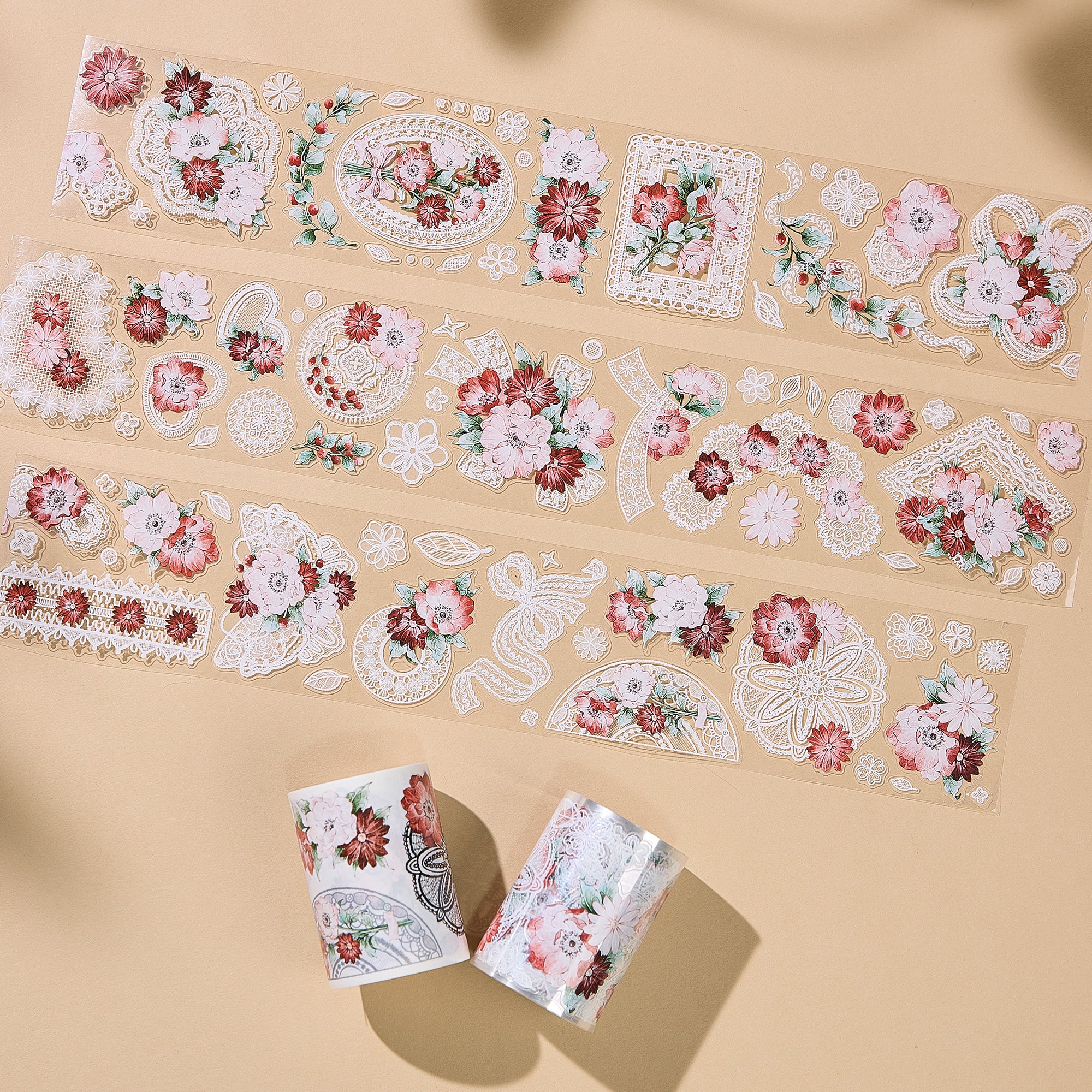 Pre-cut Heirloom Lace Washi/PET Tape - immagine 3