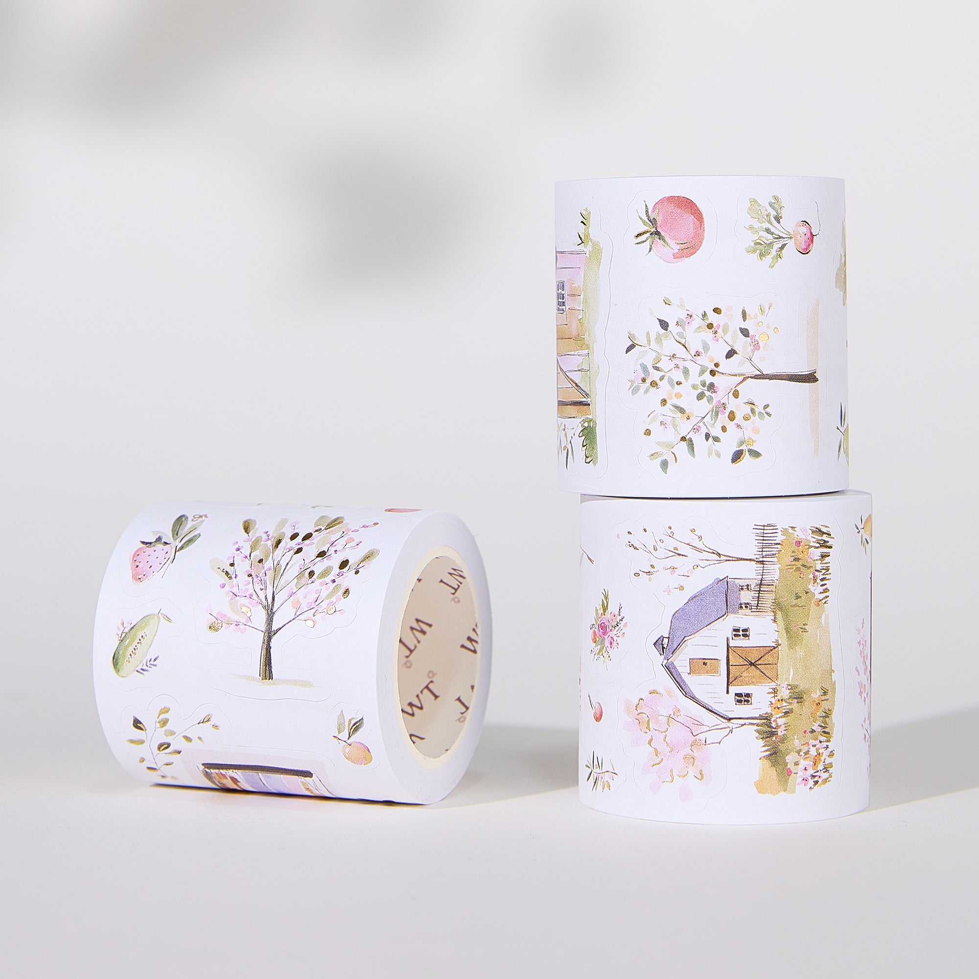 Pre-cut Sunlit Orchard Script Tape Set (GILDED) - immagine 6