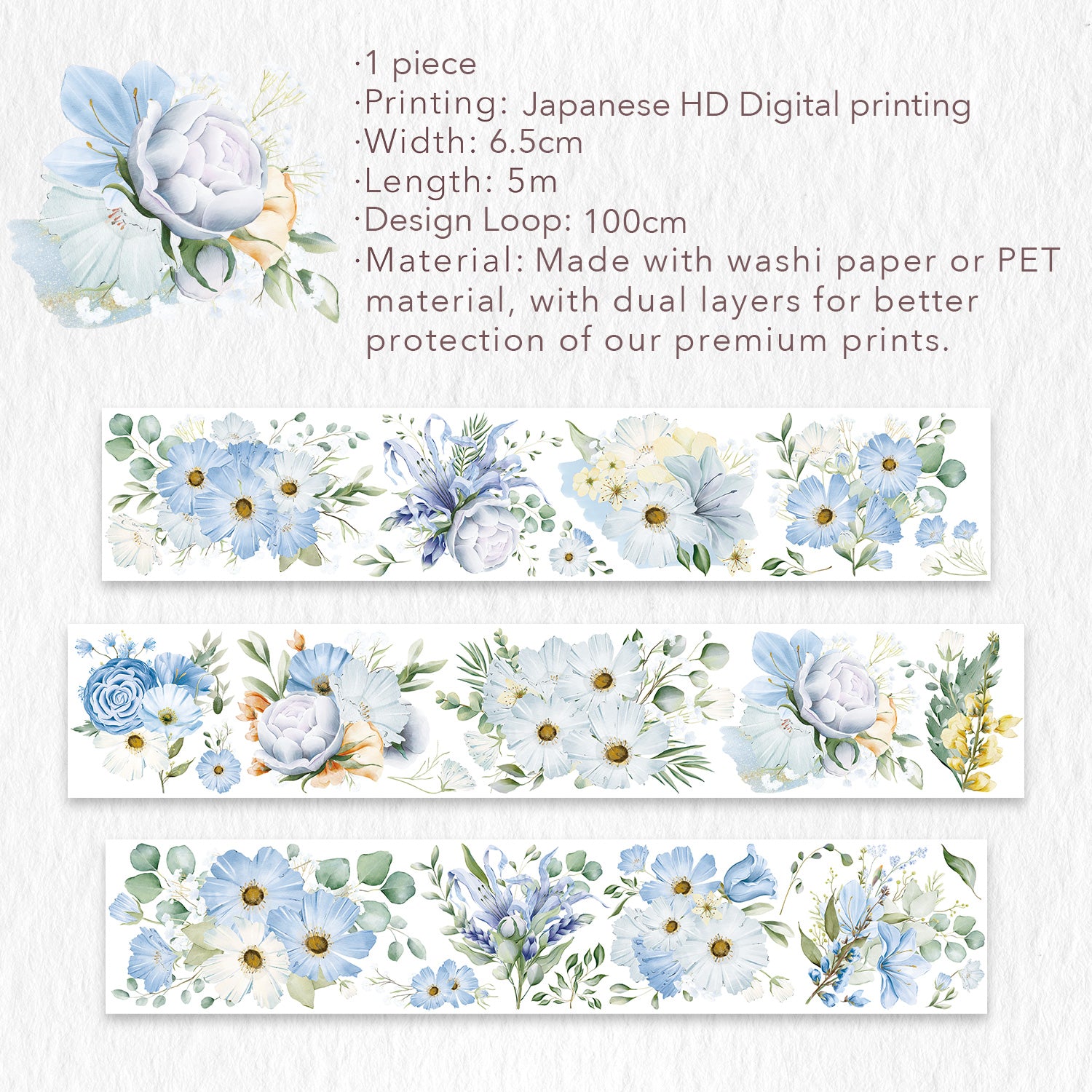 Serene Wide Washi/PET Tape - immagine 10