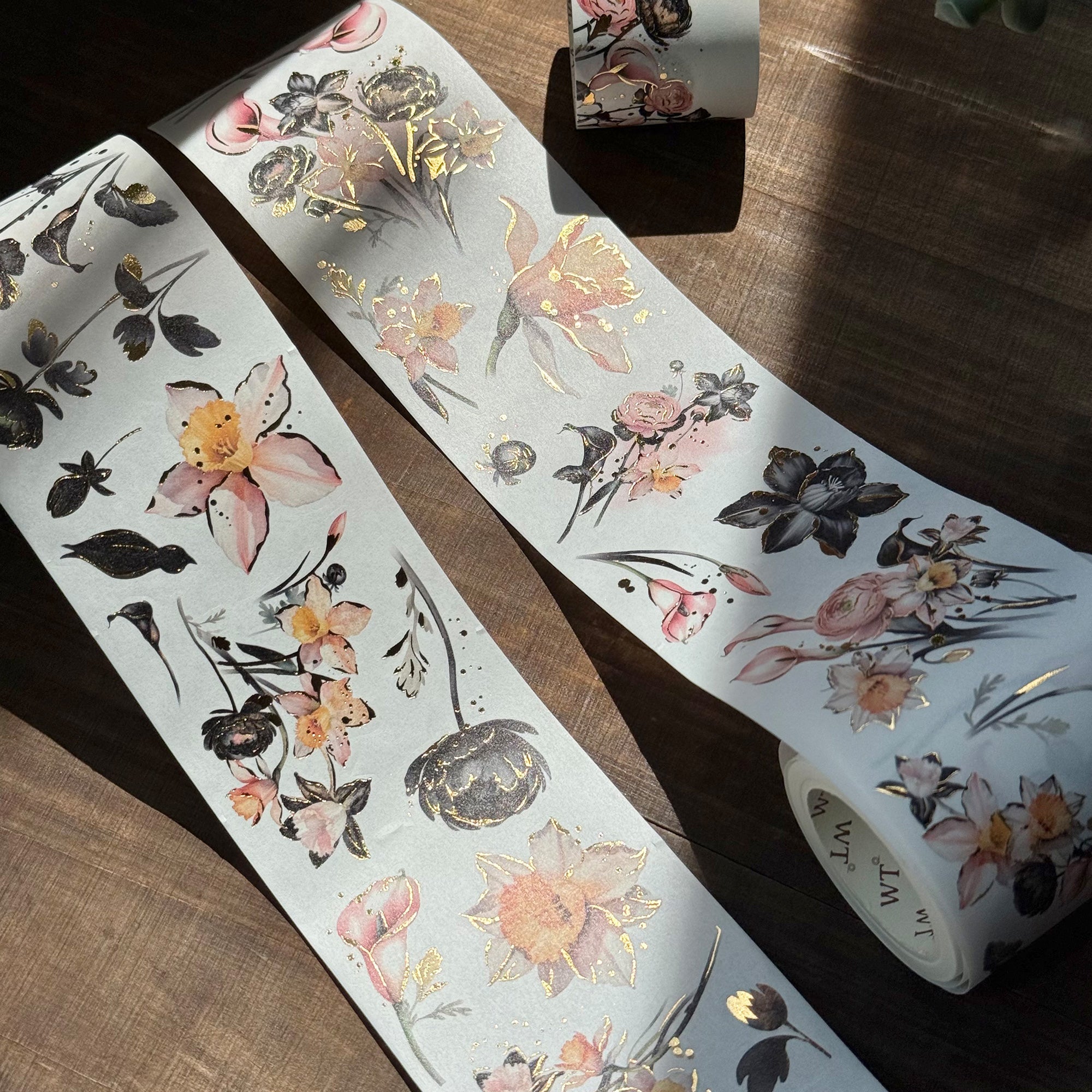 Auric Rose Washi Tape Sticker Set (GILDED) - immagine 5