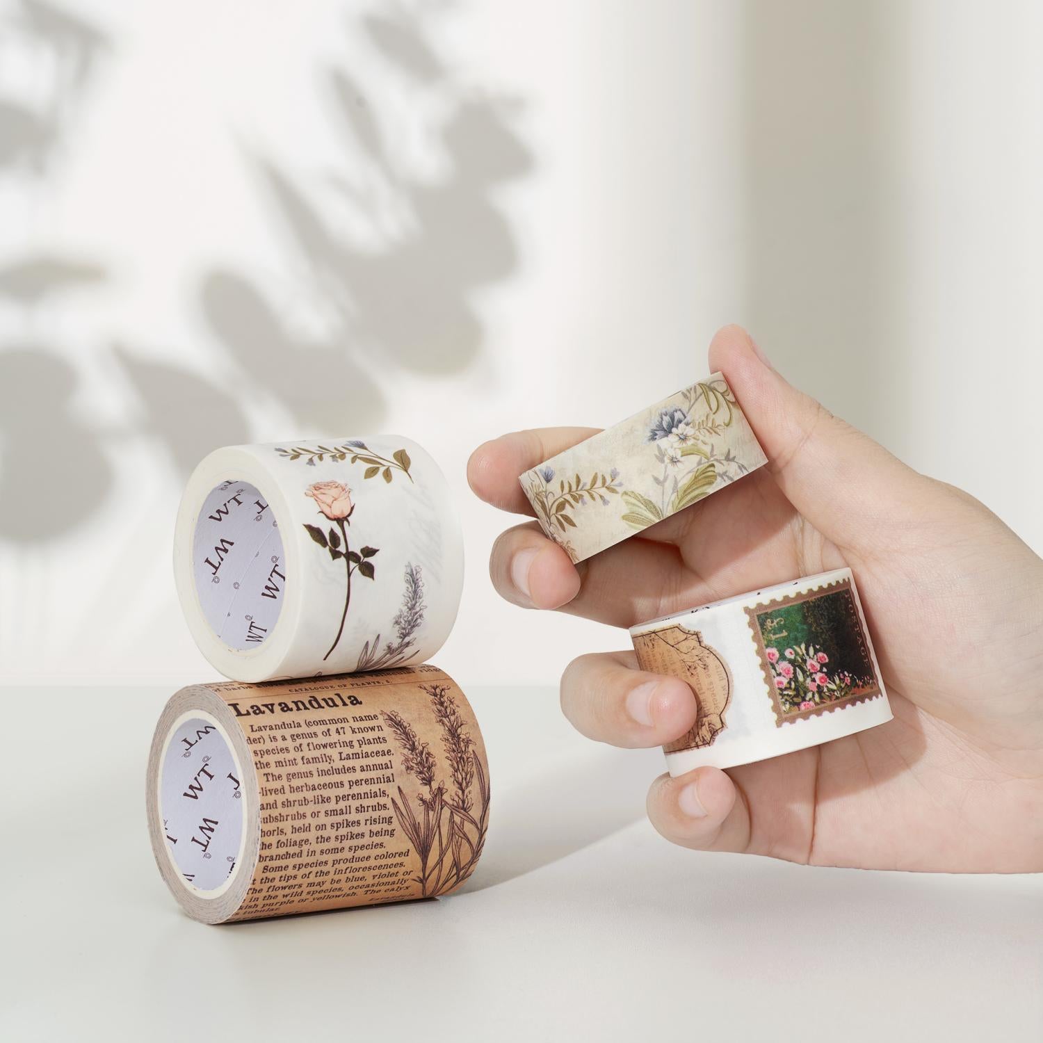 Petals & Parchment Washi Tape Sticker Set - immagine 8