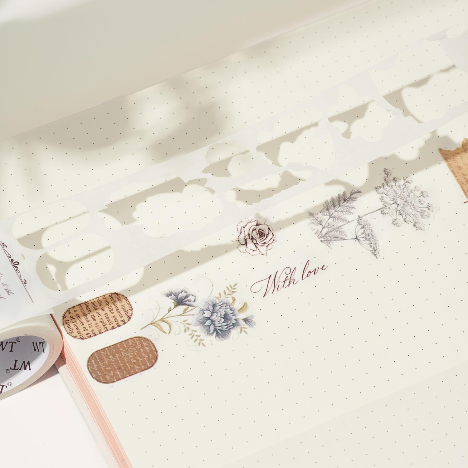 Petals & Parchment Washi Tape Sticker Set - immagine 4