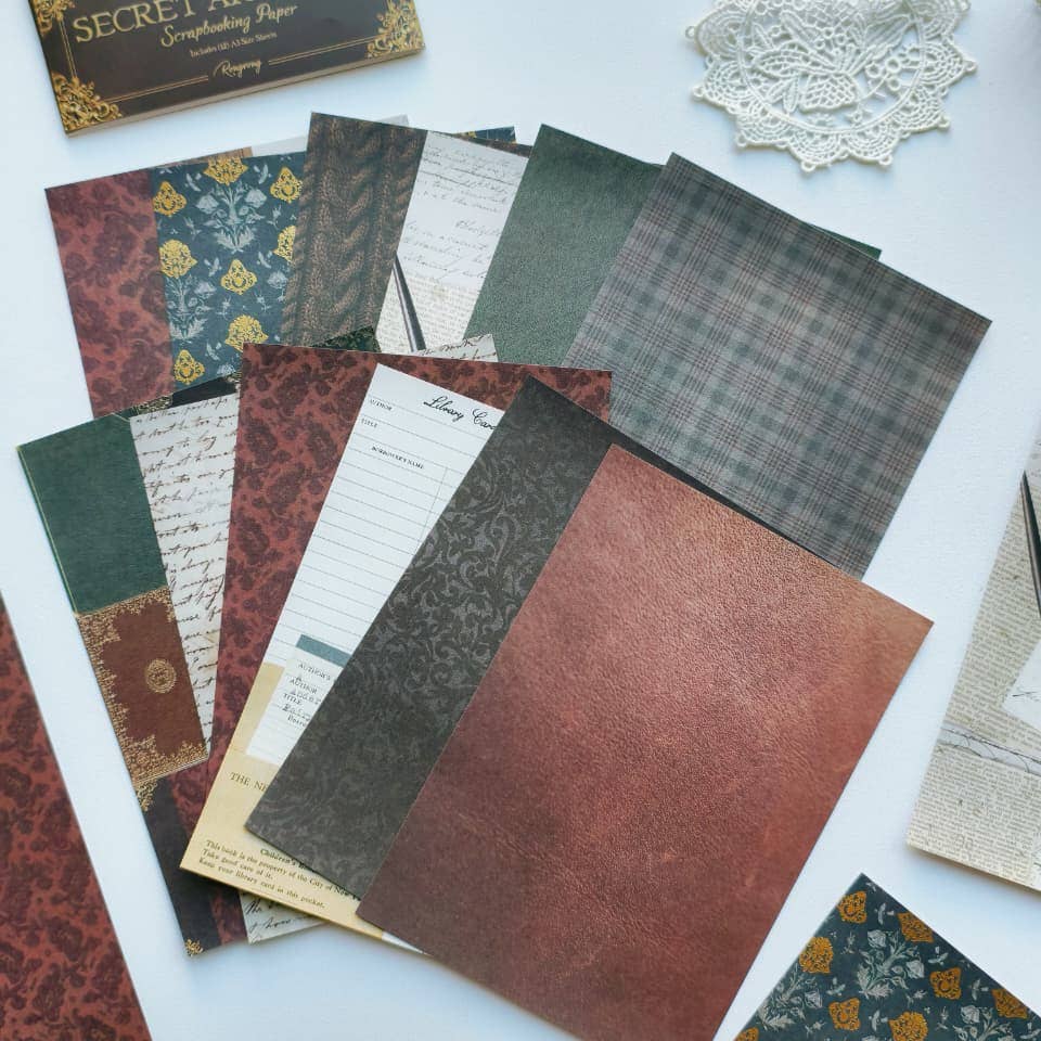 Rongrong The Secret Archives – Carte per scrapbooking A5 - immagine 2