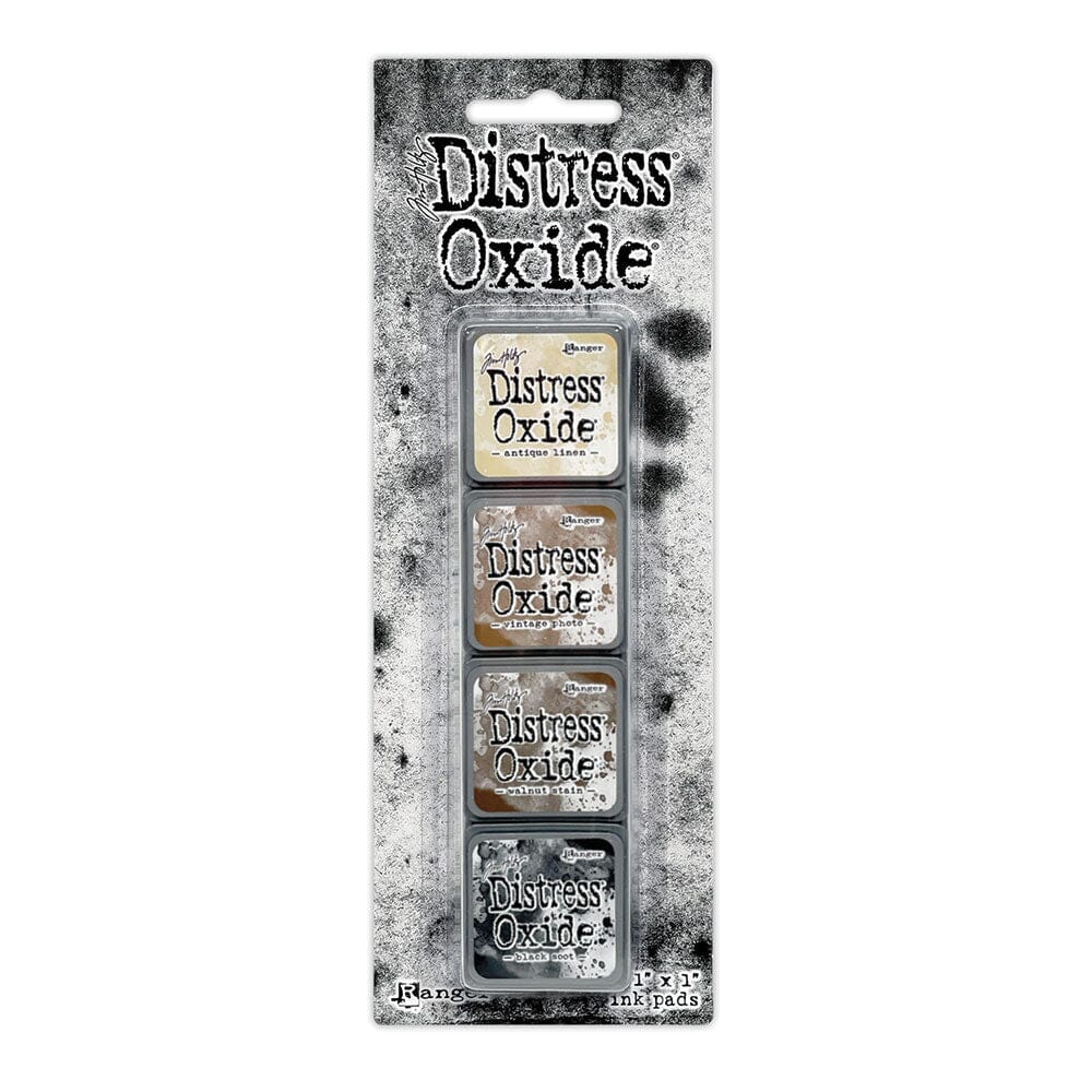 Ranger Tim Holtz Distress Mini Oxide – Kit 6, 4 tamponi