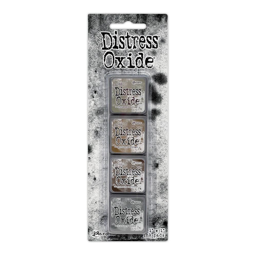 Ranger Tim Holtz Distress Mini Oxide – Kit 12, 4 tamponi