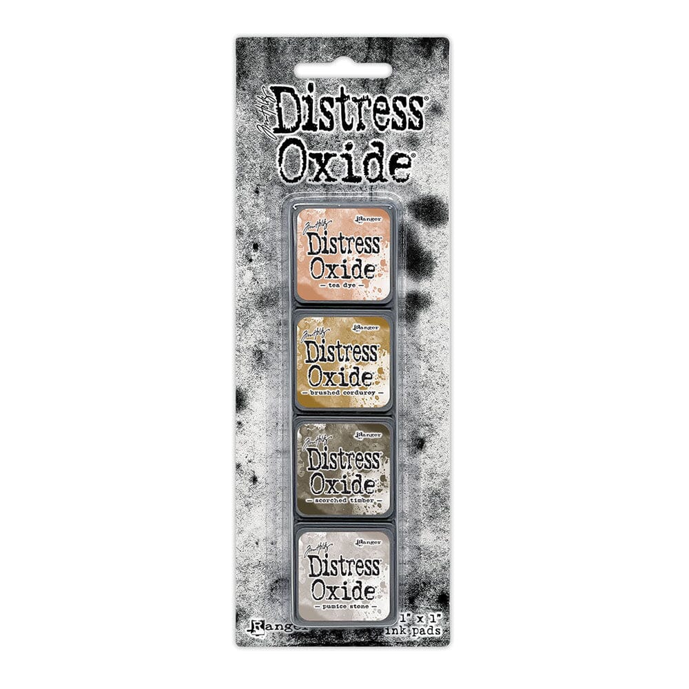 Ranger Tim Holtz Distress Mini Oxide – Kit 18, 4 tamponi