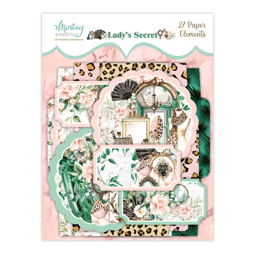 Mintay Lady's Secret – Paper Ephemera, 27 pezzi
