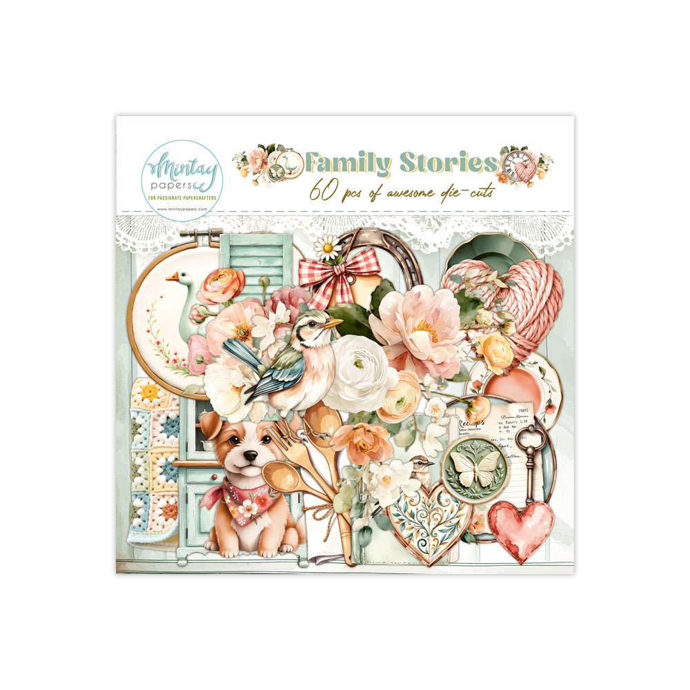 Mintay Family Stories – Die-Cuts, 60 pezzi