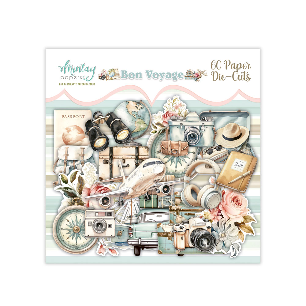 Mintay Bon Voyage – Die-Cuts, 60 pezzi