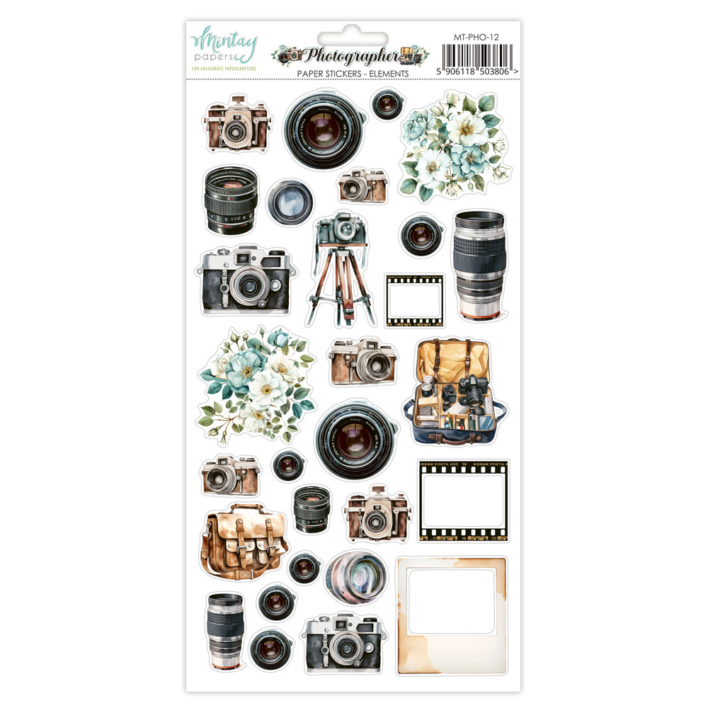 Mintay Photographer – Paper Stickers Elements 6×12″