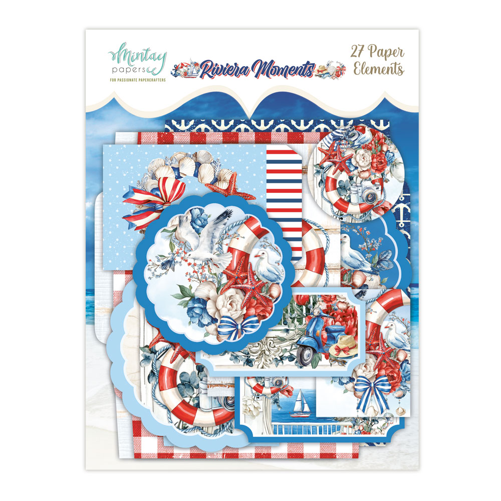 Mintay Riviera Moments – Paper Ephemera, 27 pezzi