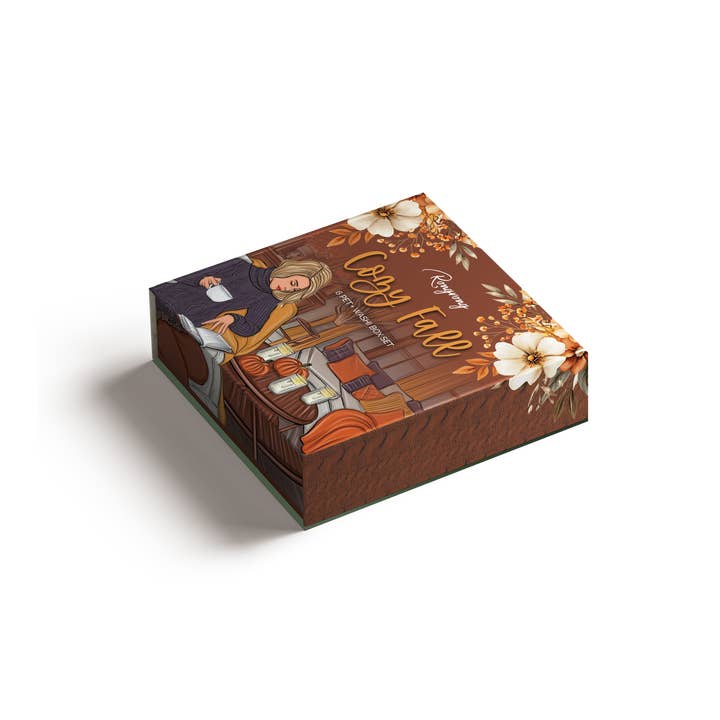 Rongrong Cozy Fall – Box PET e washi – immagine 4