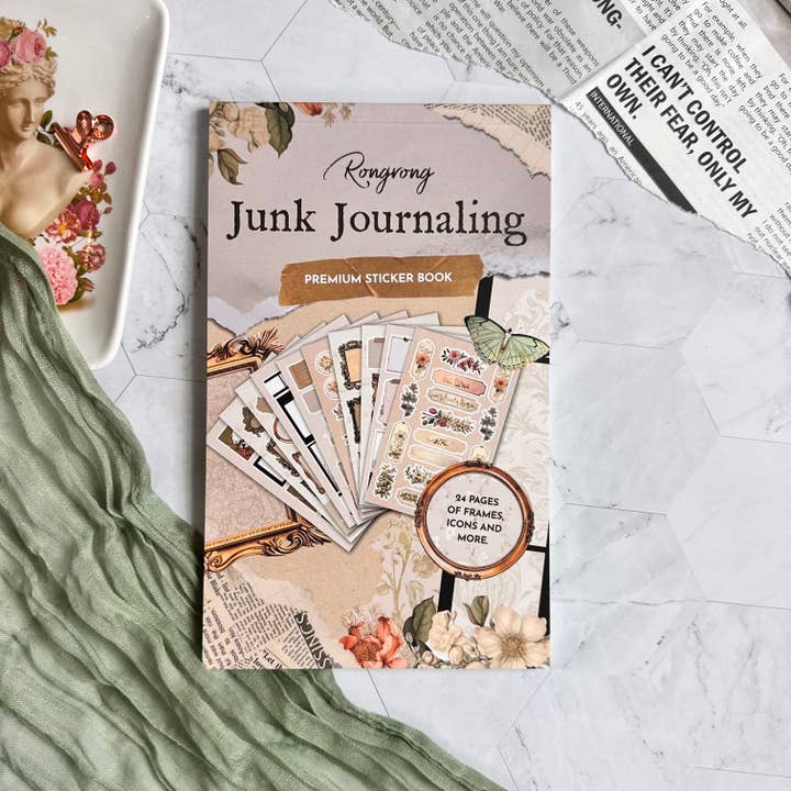 Rongrong Junk Journal – Album di adesivi – immagine 4