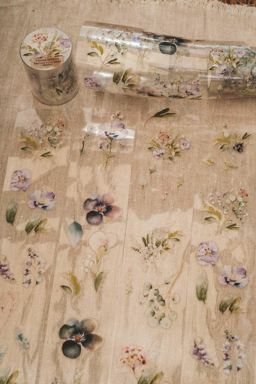 London Gifties – English wildflower meadow – PET Tape pretagliato 6 cm × 10 m - immagine 3
