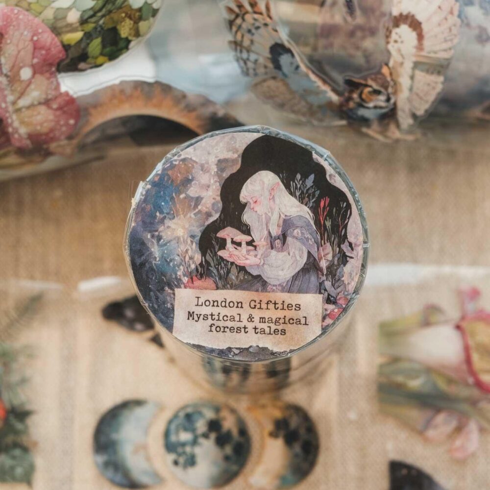 London Gifties – Mystical & magical forest tales – PET Tape pretagliato 7 cm × 10 m