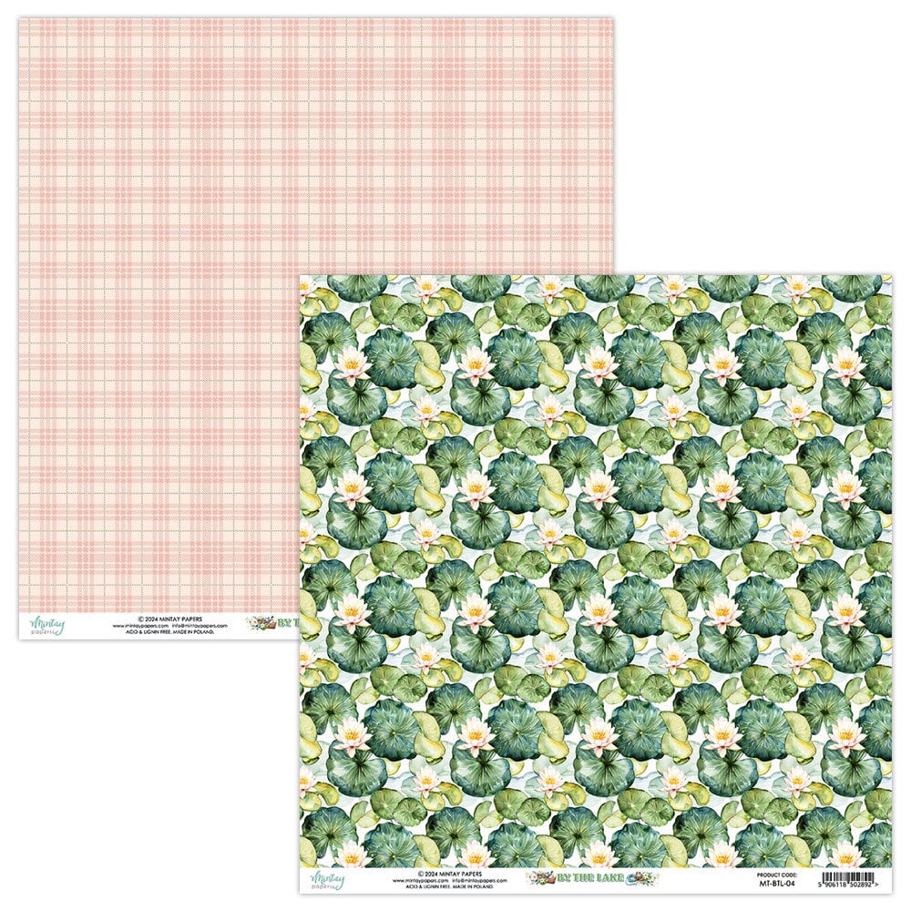 Mintay By The Lake – Set Carte Scrapbooking 12×12″, 12 fogli - immagine 5
