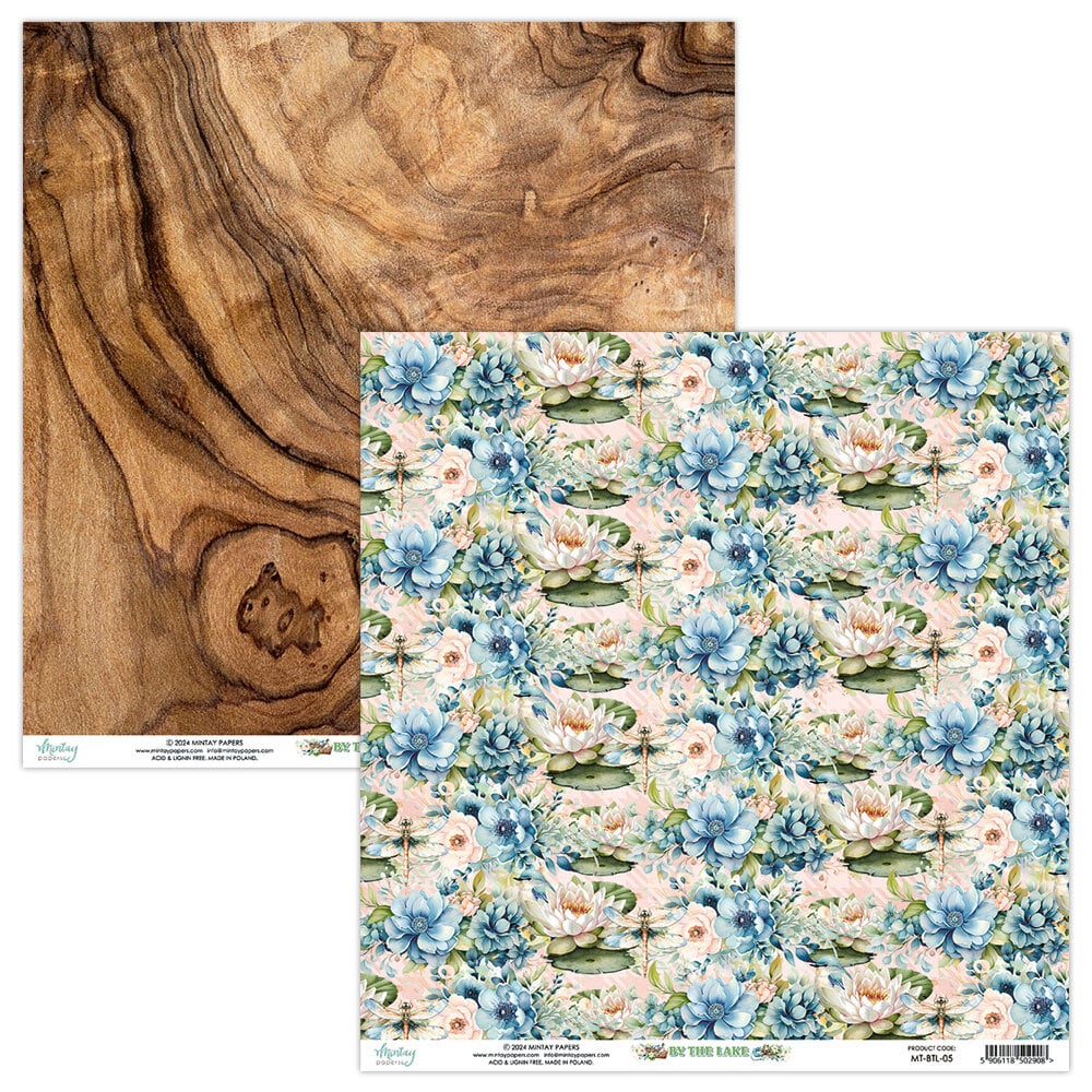 Mintay By The Lake – Set Carte Scrapbooking 12×12″, 12 fogli - immagine 6