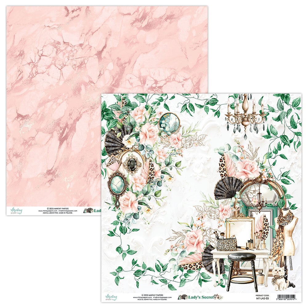 Mintay Lady's Secret – Paper Pad 8×8″, 24 fogli - immagine 4
