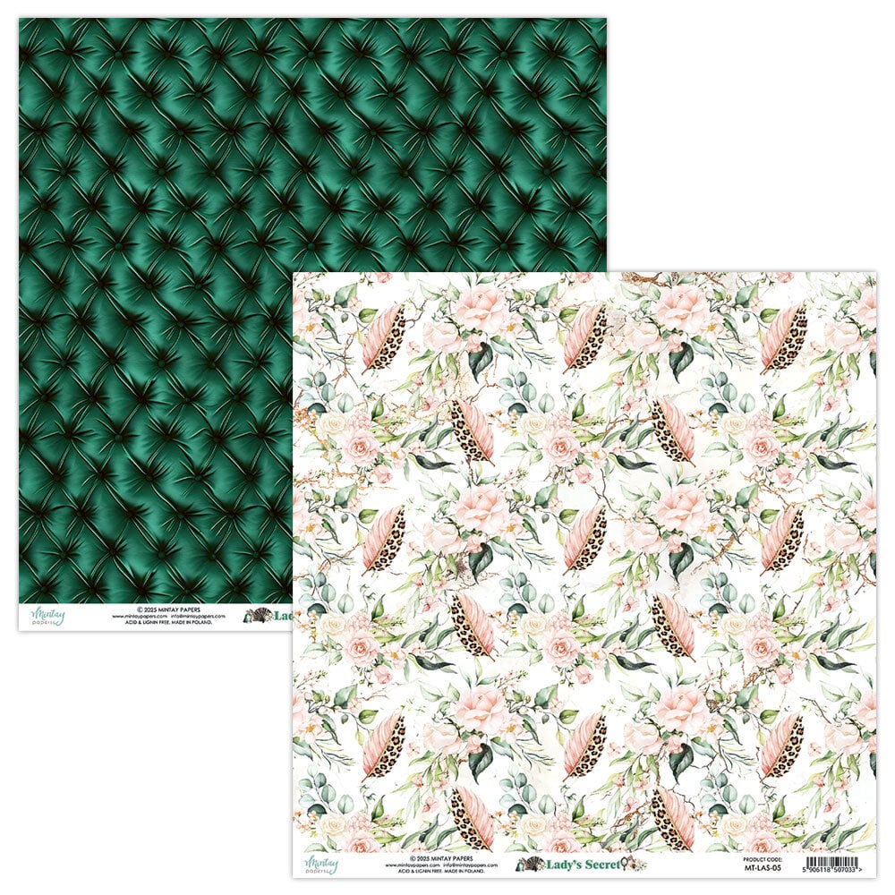 Mintay Lady's Secret – Paper Pad 8×8″, 24 fogli - immagine 6