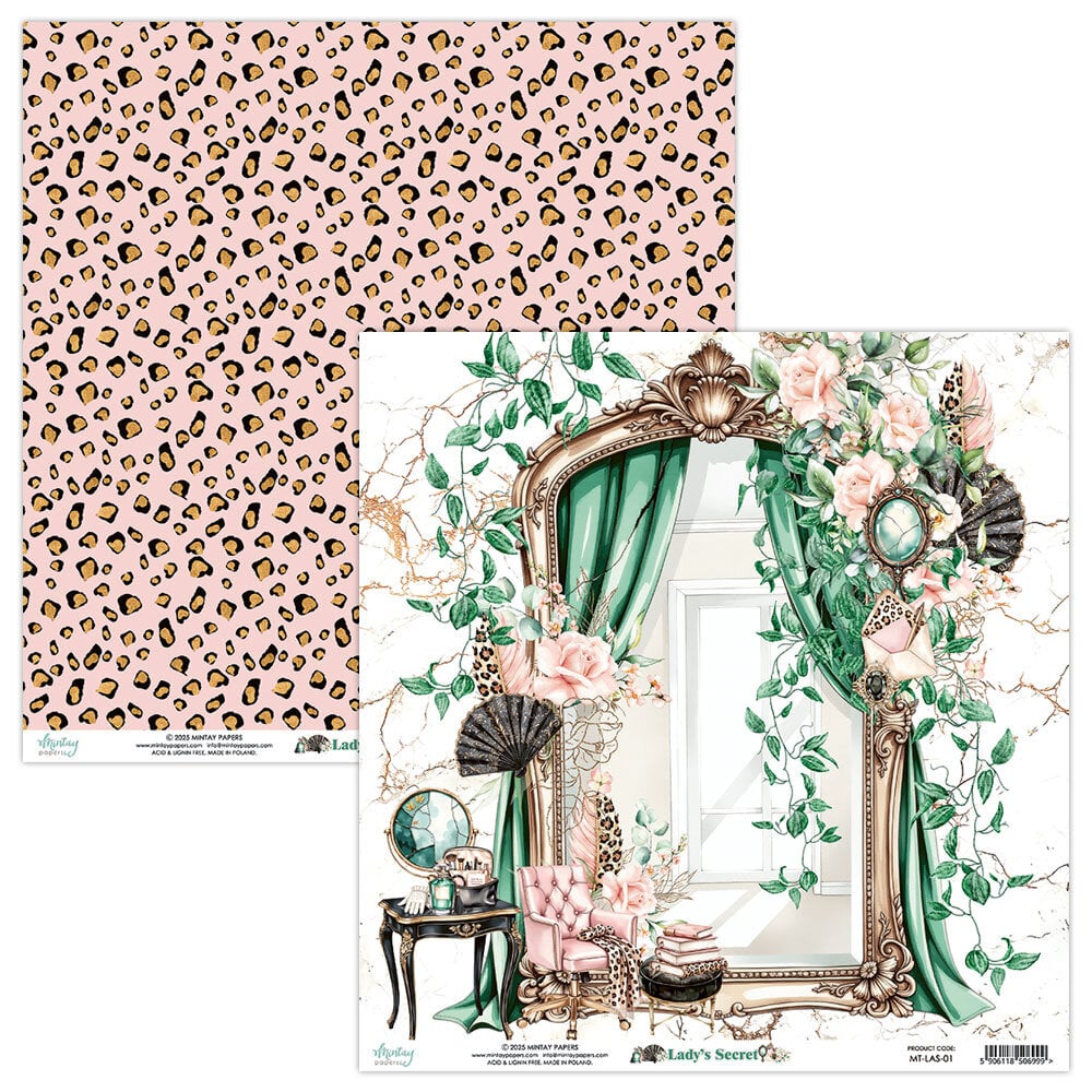 Mintay Lady's Secret – Paper Pad 8×8″, 24 fogli - immagine 2
