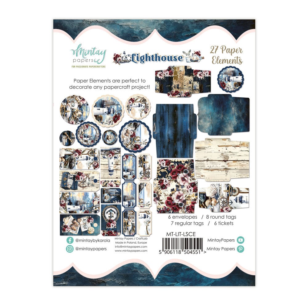 Mintay Lighthouse – Paper Ephemera, 27 pezzi - immagine 2