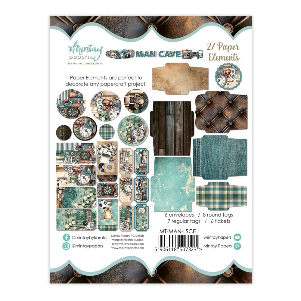Mintay Man Cave – Paper Ephemera, 27 pezzi - immagine 2