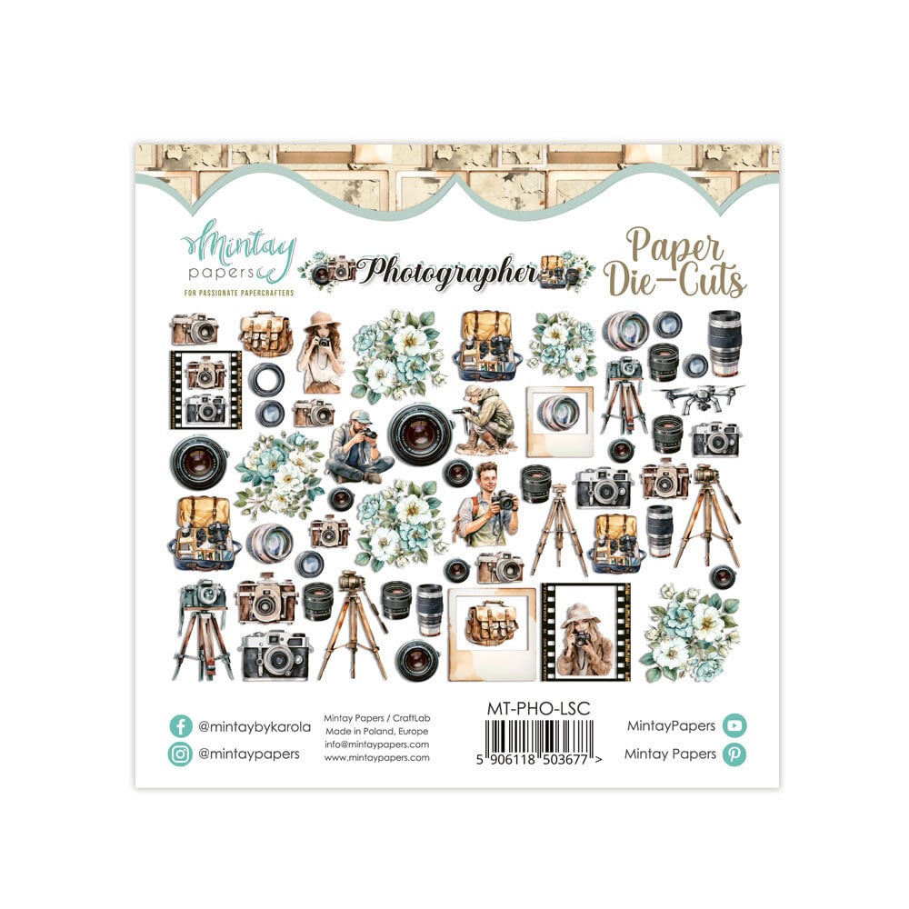 Mintay Photographer – Die-Cuts, 60 pezzi - immagine 2