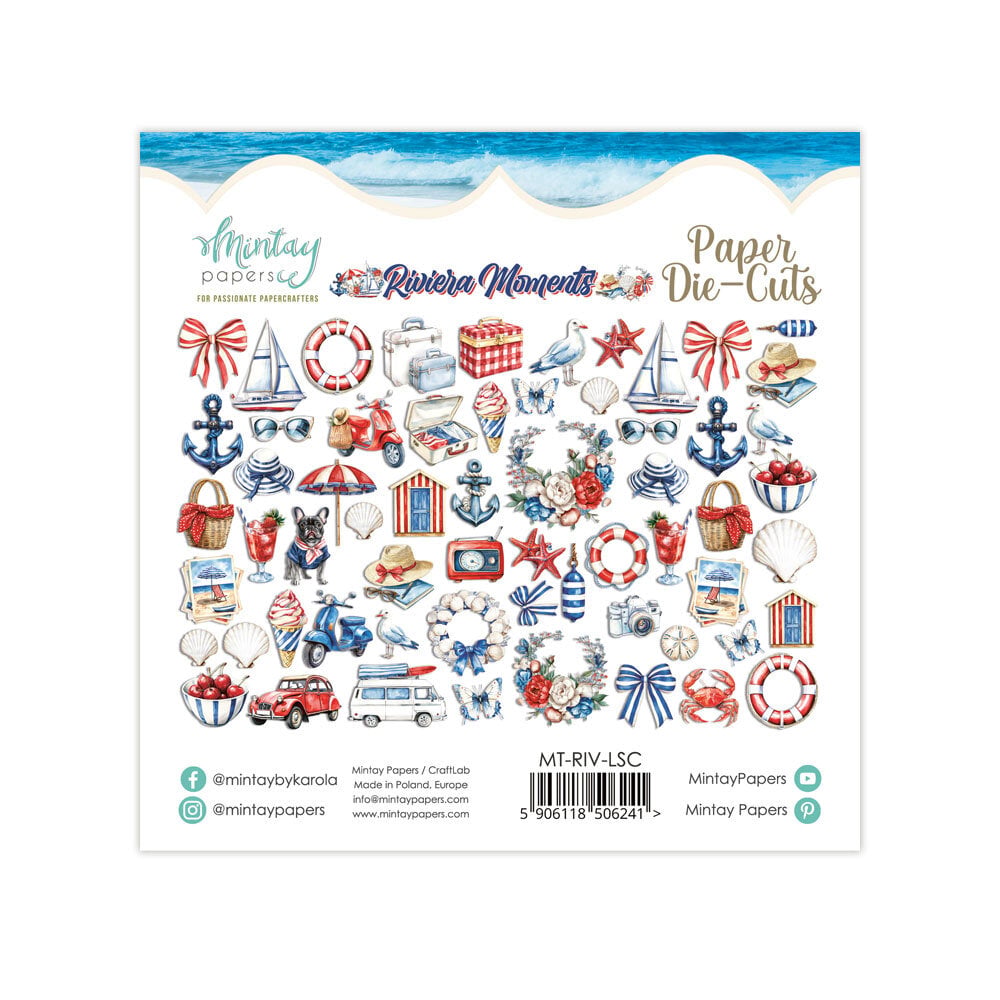 Mintay Riviera Moments – Die-Cuts, 60 pezzi - immagine 2