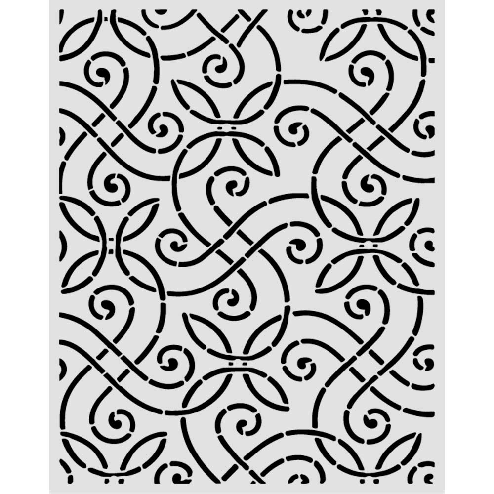 Stamperia – Stencil spesso cm 20X25 Our Way sfondo artistico