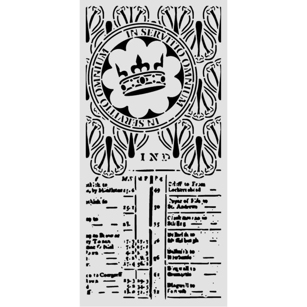 Stamperia – Stencil spesso cm 12X25 Our Way corona
