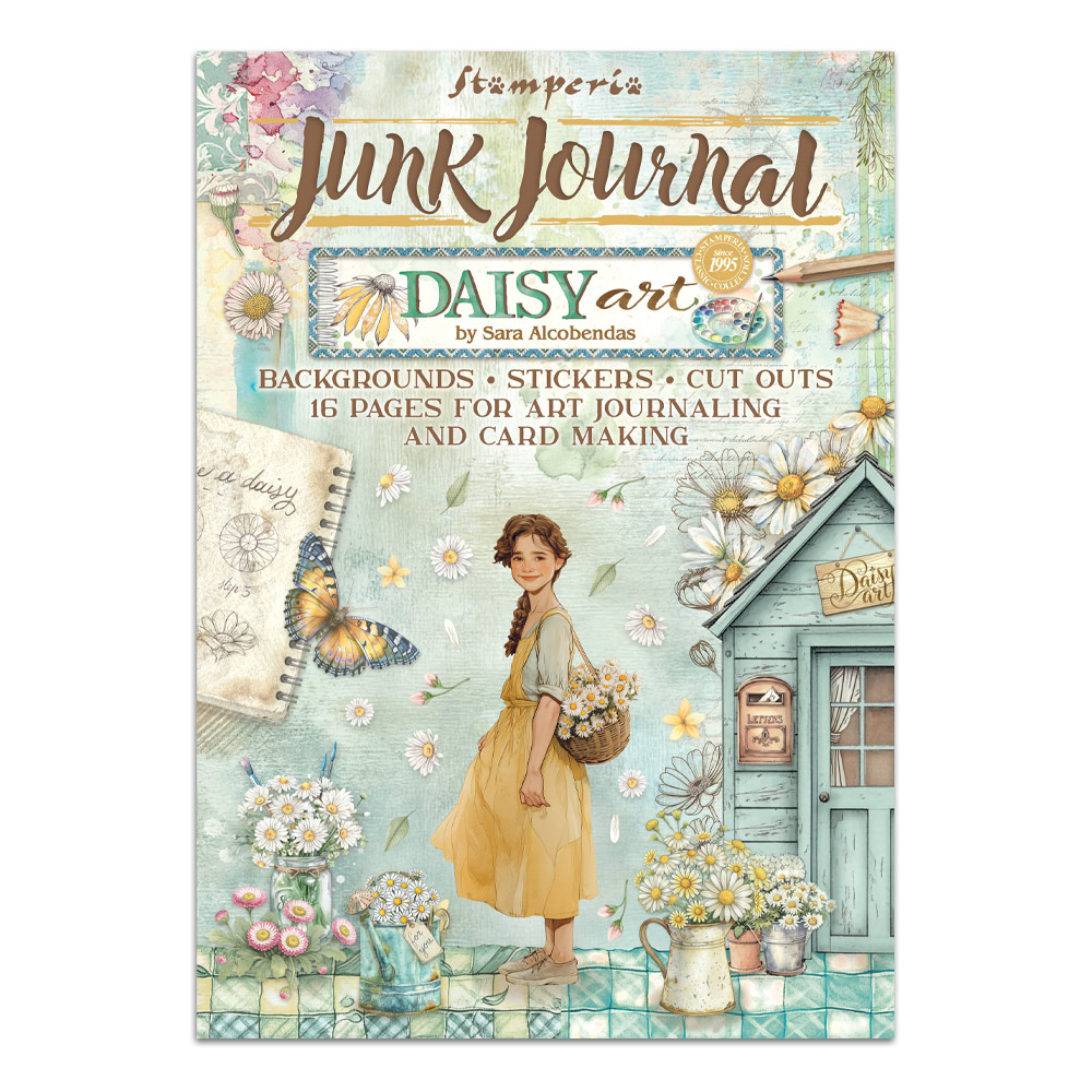 Stamperia – Junk Journal – adesivi, ritagli e sfondi - Daisy Art