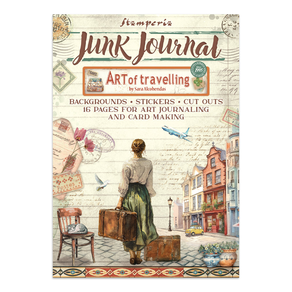 Stamperia – Junk Journal – adesivi, ritagli e sfondi - Art of Travelling