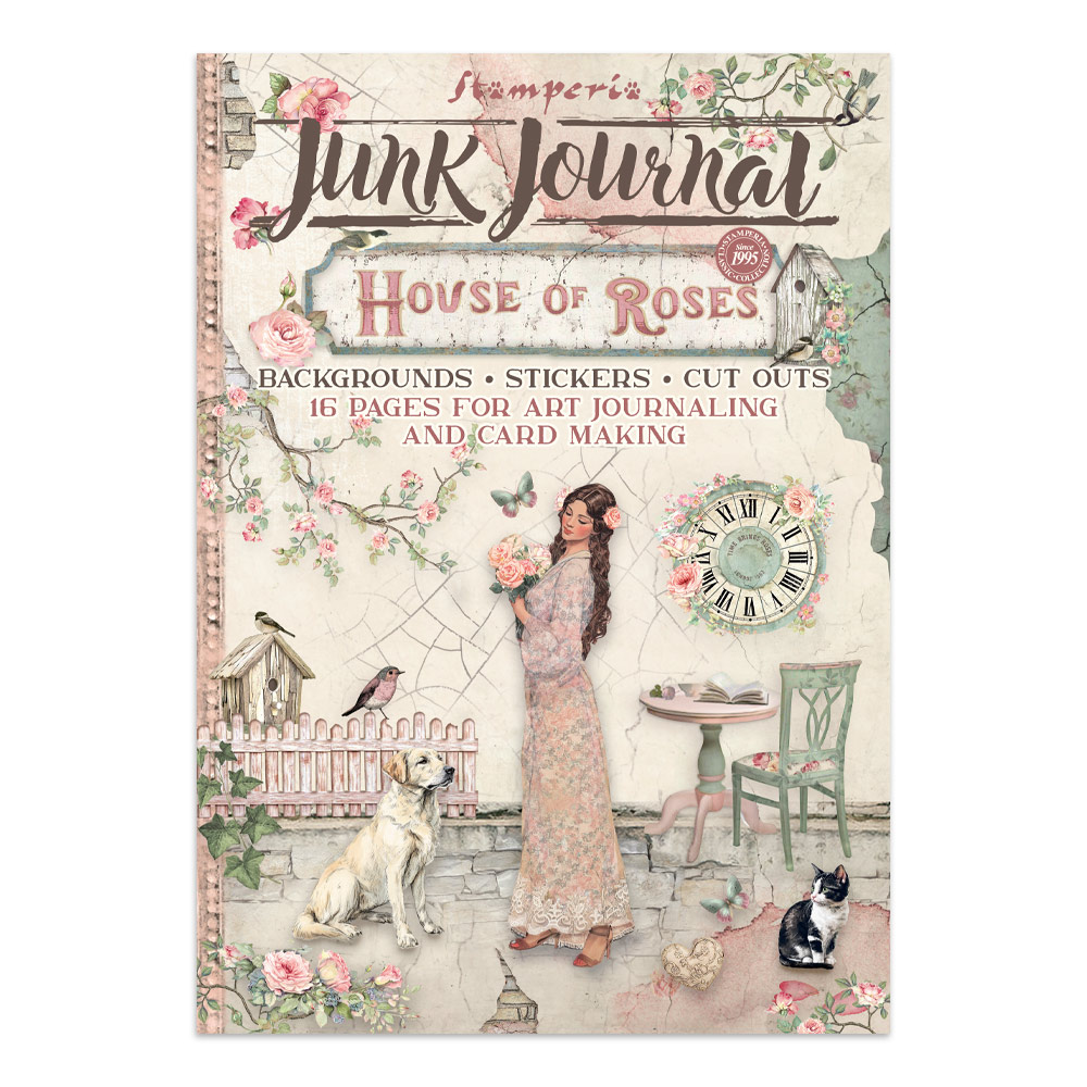 Stamperia – Junk Journal – adesivi, ritagli e sfondi - House of Roses