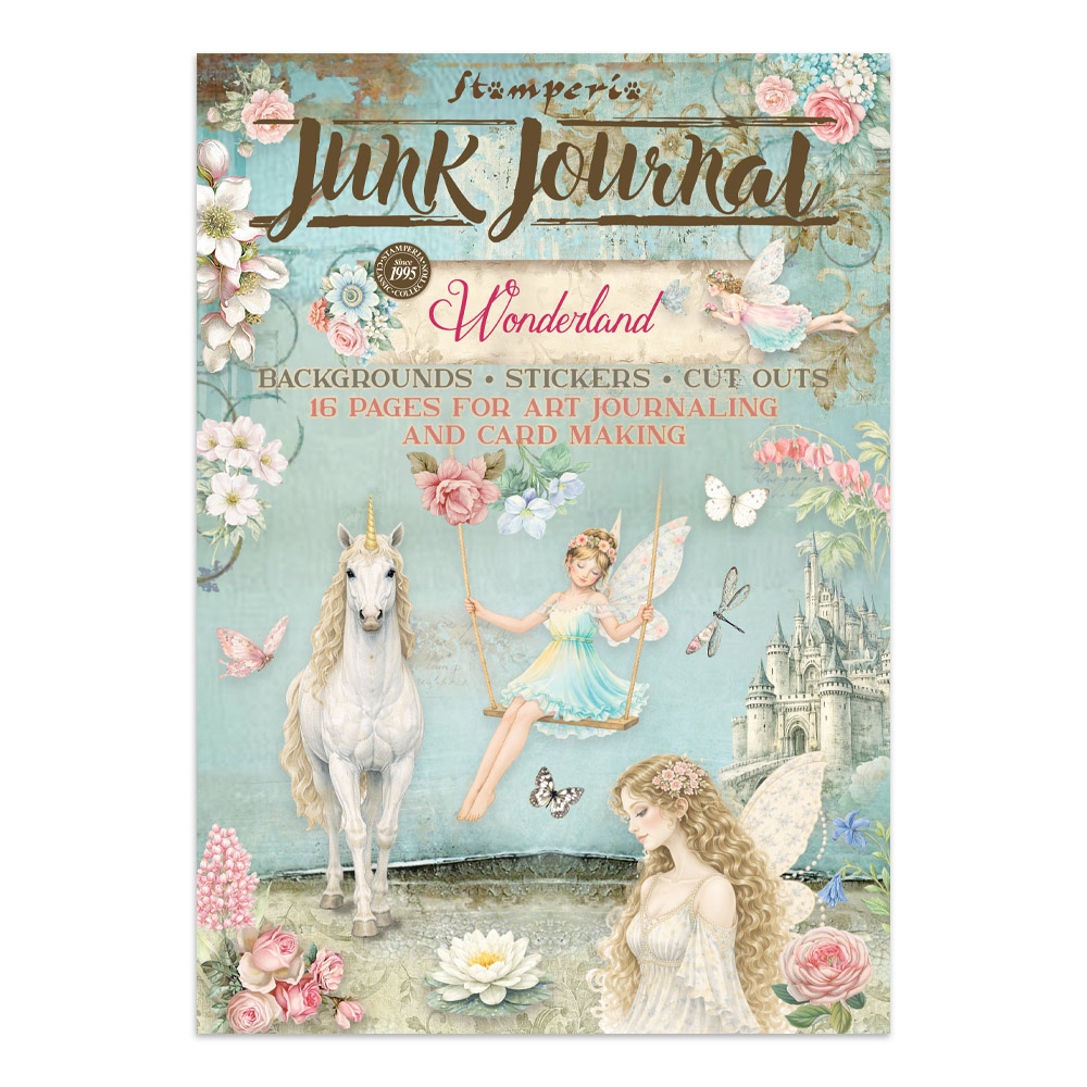 Stamperia – Junk Journal – adesivi, ritagli e sfondi - Wonderland
