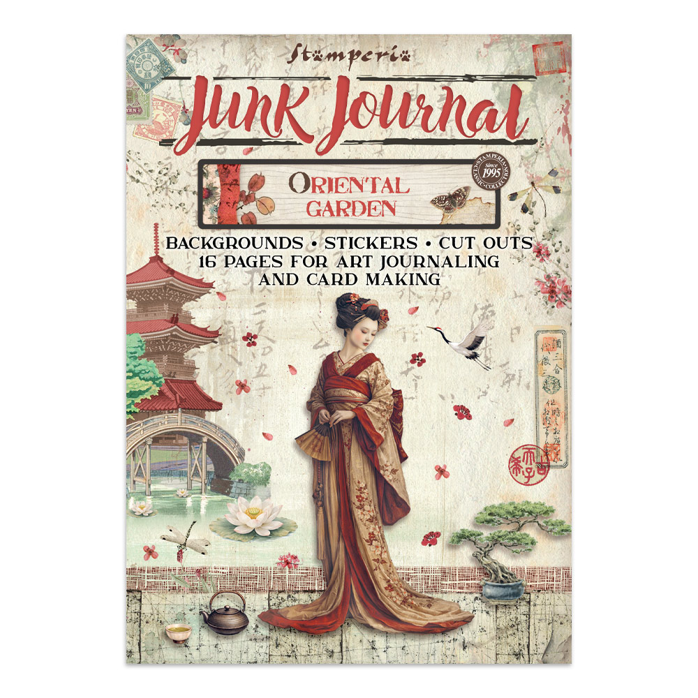 Stamperia – Junk Journal – adesivi, ritagli e sfondi - Oriental Garden
