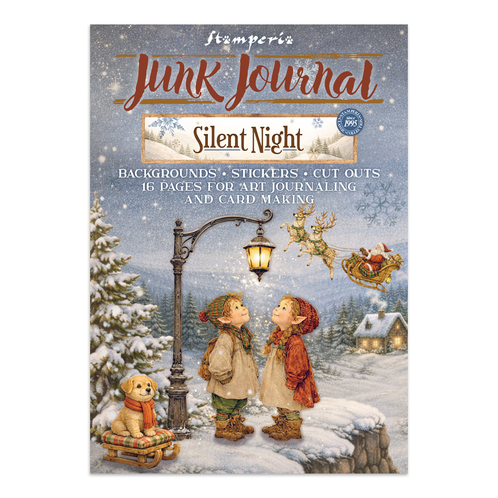 Stamperia – Junk Journal – adesivi, ritagli e sfondi - Silent Night
