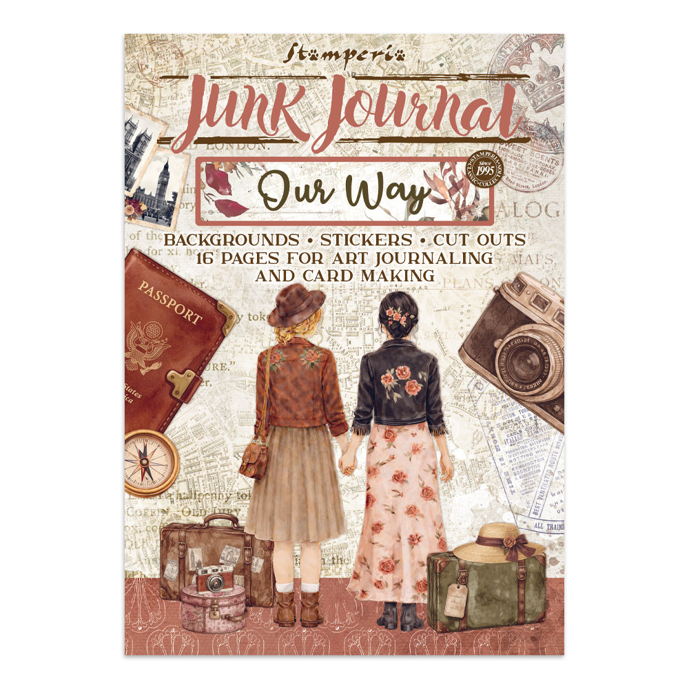 Stamperia – Junk Journal – adesivi, ritagli e sfondi - Our Way