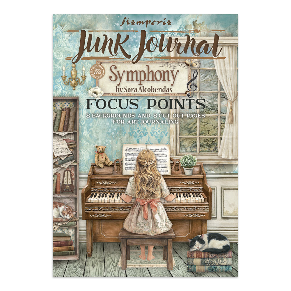 Stamperia – Junk Journal Focus Points A5 - Symphony