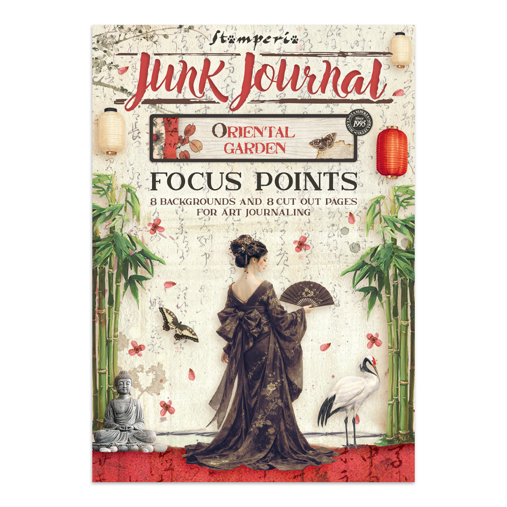 Stamperia – Junk Journal Focus Points A5 - Oriental Garden