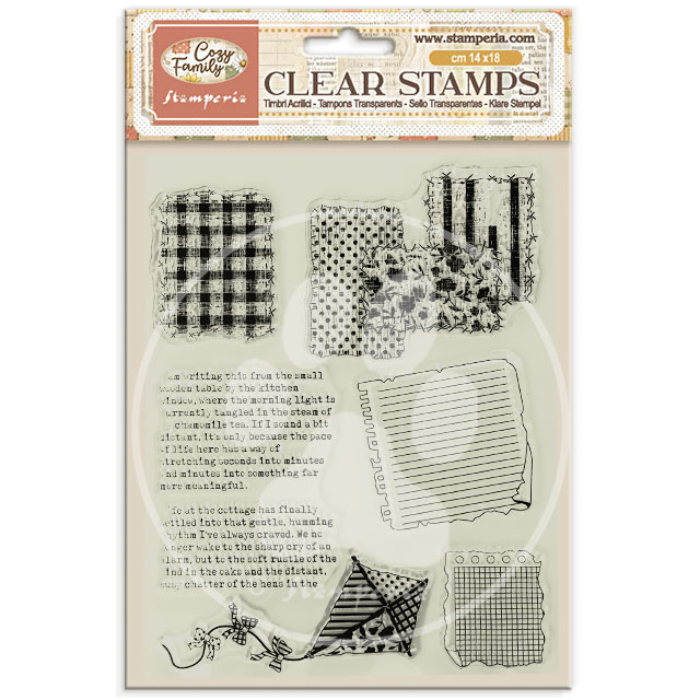 Stamperia – Timbro acrilico cm 14x18 Cozy Family